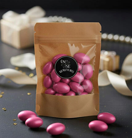 Pembe Çikolatalı Badem Şekeri ( 50 GR )