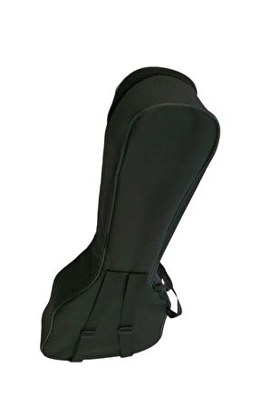 Su Geçirmez 10 Mm Pedli Soft Case Klasik Gitar Kılıfı - Siyah - Ahşap Pena Kolye Hediye