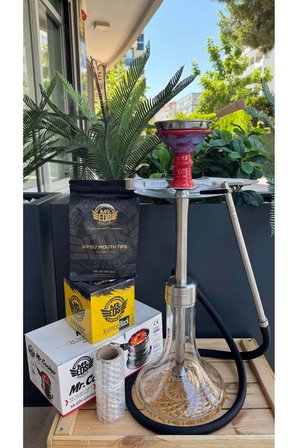 Mr Eds E24 Big Boss Eco Dip Dekor Gold Nargile Seti