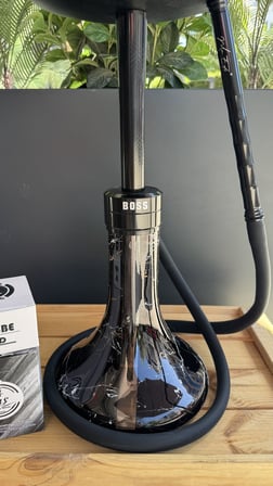 Mr Eds E29 Boss Özel Üretim Mermer Desen Nargile Seti Lüle Közlük Dahil
