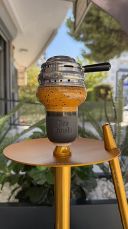 Mr Eds E29 Boss Özel Üretim Mermer Desen Gold Nargile Seti Lüle Közlük Dahil