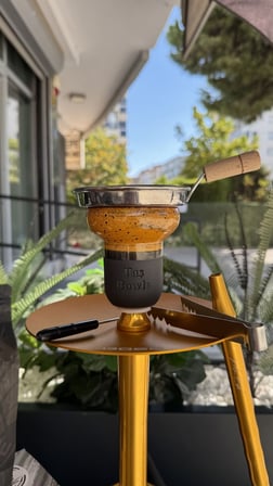 Mr Eds E29 Boss Özel Üretim Mermer Desen Gold Nargile Seti