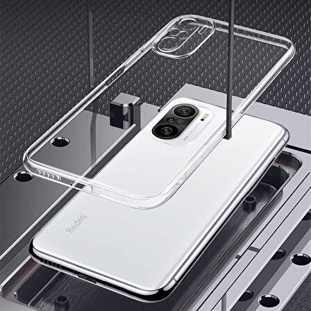 Xiaomi Poco M5S Kılıf Şeffaf İnce Esnek Silikon Kılıf Zipax-Süper
