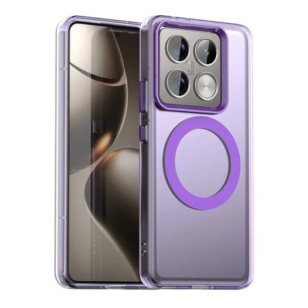 Xiaomi Poco X6 Pro Uyumlu Kılıf Renkli Kenarlı Magesafe Özellikli Hlt-Colour