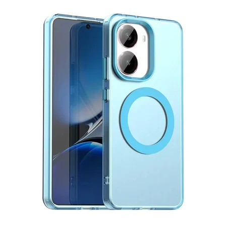 Xiaomi Poco X7 Pro Uyumlu Kılıf Renkli Kenarlı Magesafe Özellikli Hlt-Colour