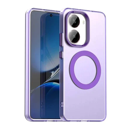 Xiaomi Poco X7 Pro Uyumlu Kılıf Renkli Kenarlı Magesafe Özellikli Hlt-Colour