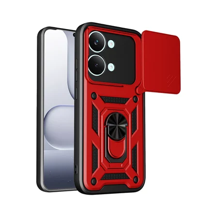 Xiaomi Poco X8 Pro Max Uyumlu Kılıf Kamera Korumalı Standlı Tank Azn-SrVega