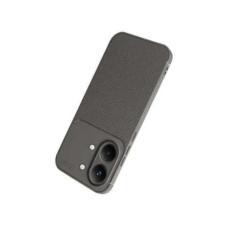 Xiaomi Poco X8 Pro Max Uyumlu Kılıf Soft Karbon Görünüm Esnek Silikon Azn-Negro