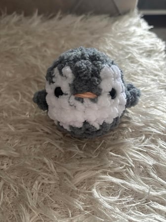 El örgüsü Penguen Anahtarlık