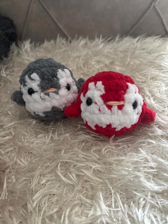 El örgüsü Penguen Anahtarlık