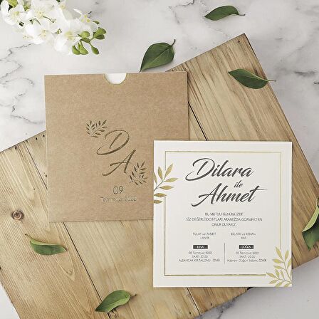 Eko Polen 40102 Düğün Davetiyesi