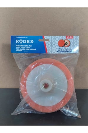 2'Lİ SET Pasta Cila Polisaj Süngeri Oto Araç Araba Parlatma Zımpara Tabanlı 150 Mm Matkap Aparatlı