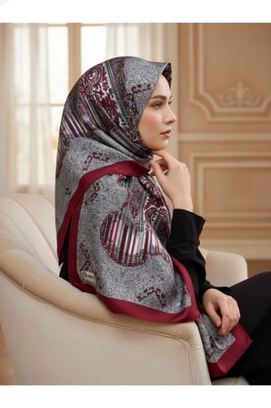 Soft Etnik Şerit Desen Şal