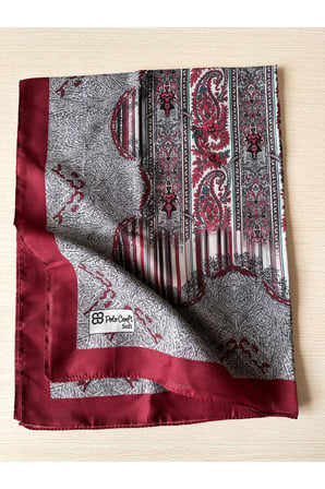 Soft Etnik Şerit Desen Şal