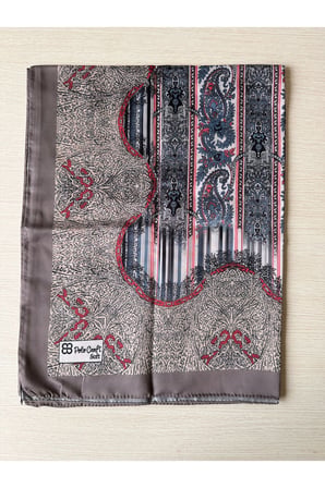 Soft Etnik Şerit Desen Şal