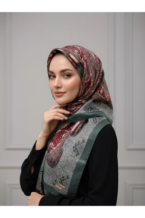 Soft Etnik Şerit Desen Şal