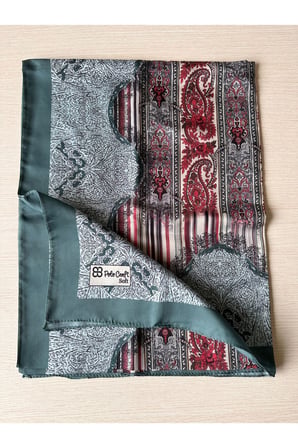 Soft Etnik Şerit Desen Şal
