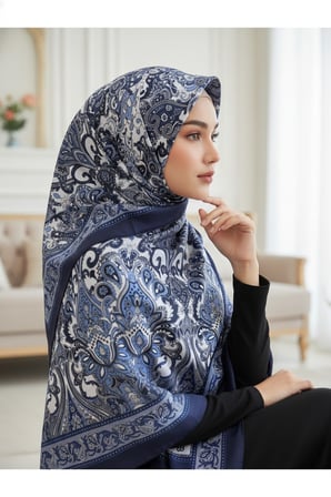 Soft Lale Desen Şal 70 x180