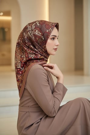 Soft Lale Desen Şal 70 x180