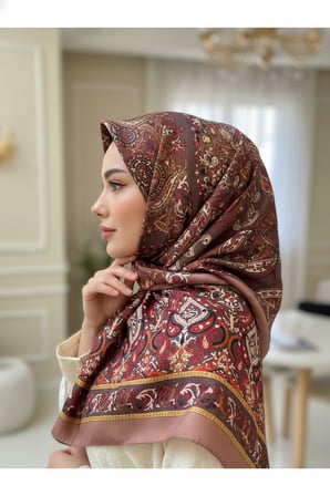 Soft Lale Desen Şal 70 x180