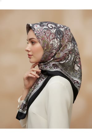 Soft Lale Desen Şal 70 x180