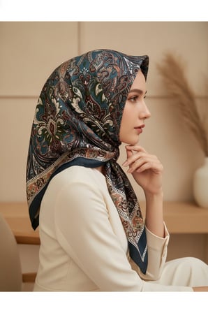 Soft Lale Desen Şal 70 x180