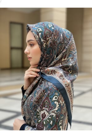 Soft Lale Desen Şal 70 x180