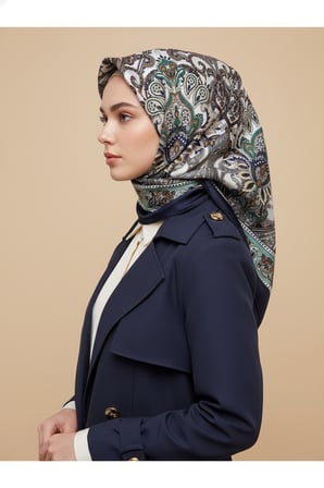 Soft Lale Desen Şal 70 x180