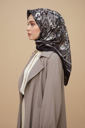 Soft Lale Desen Şal 70 x180