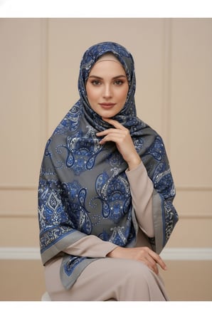 Soft Lale Desen Şal 70 x180
