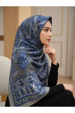 Soft Lale Desen Şal 70 x180