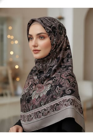 Soft Lale Desen Şal 70 x180