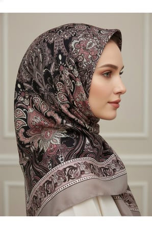 Soft Lale Desen Şal 70 x180