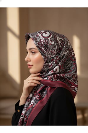 Soft Lale Desen Şal 70 x180