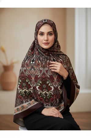 Soft Lale Desen Şal 70 x180