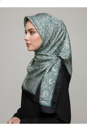 Zarif, Yaprak Desenli Soft Şal 70 x180
