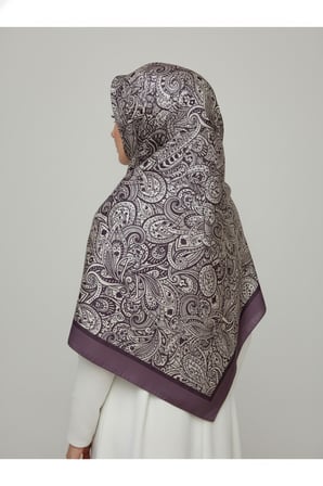 Zarif, Yaprak Desenli Soft Şal 70 x180