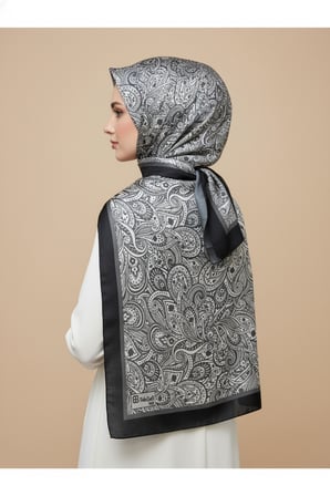 Zarif, Yaprak Desenli Soft Şal 70 x180