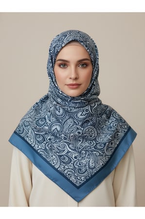 Zarif, Yaprak Desenli Soft Şal 70 x180