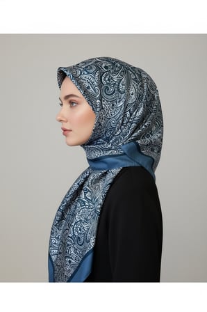 Zarif, Yaprak Desenli Soft Şal 70 x180