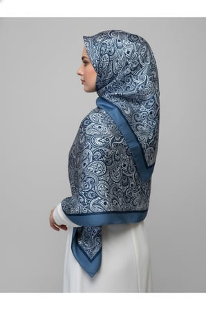 Zarif, Yaprak Desenli Soft Şal 70 x180