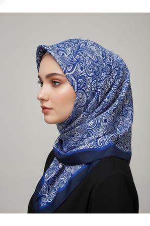 Zarif, Yaprak Desenli Soft Şal 70 x180