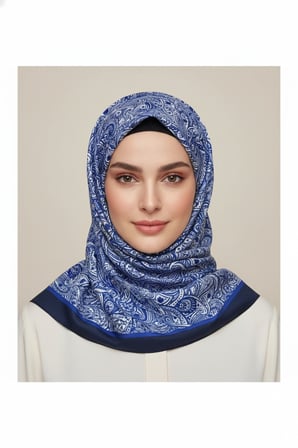 Zarif, Yaprak Desenli Soft Şal 70 x180