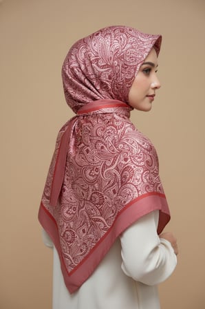 Zarif, Yaprak Desenli Soft Şal 70 x180
