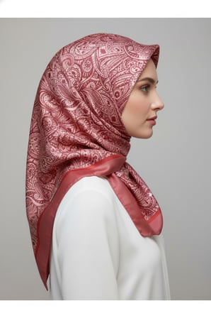Zarif, Yaprak Desenli Soft Şal 70 x180