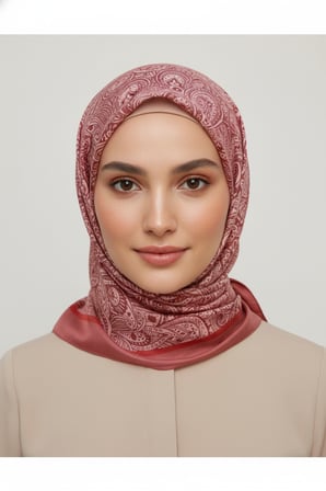 Zarif, Yaprak Desenli Soft Şal 70 x180