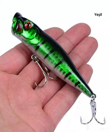 12 Gr.Popper Rapala LuresSahte Yem  Suni YemSu üstü YapayYem