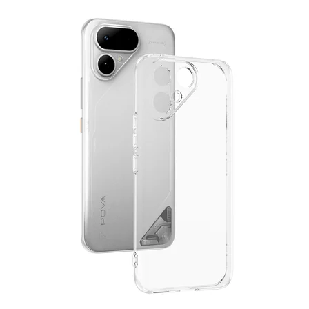 Tecno Pova Curve 2 Uyumlu Kılıf Şeffaf İnce Silikon Zr-Süper