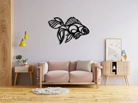 Balık ahşap dekoratif dekor tablo 