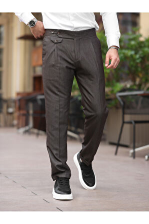 Yeni Premium Pileli Old Money Kumaş Pantolon